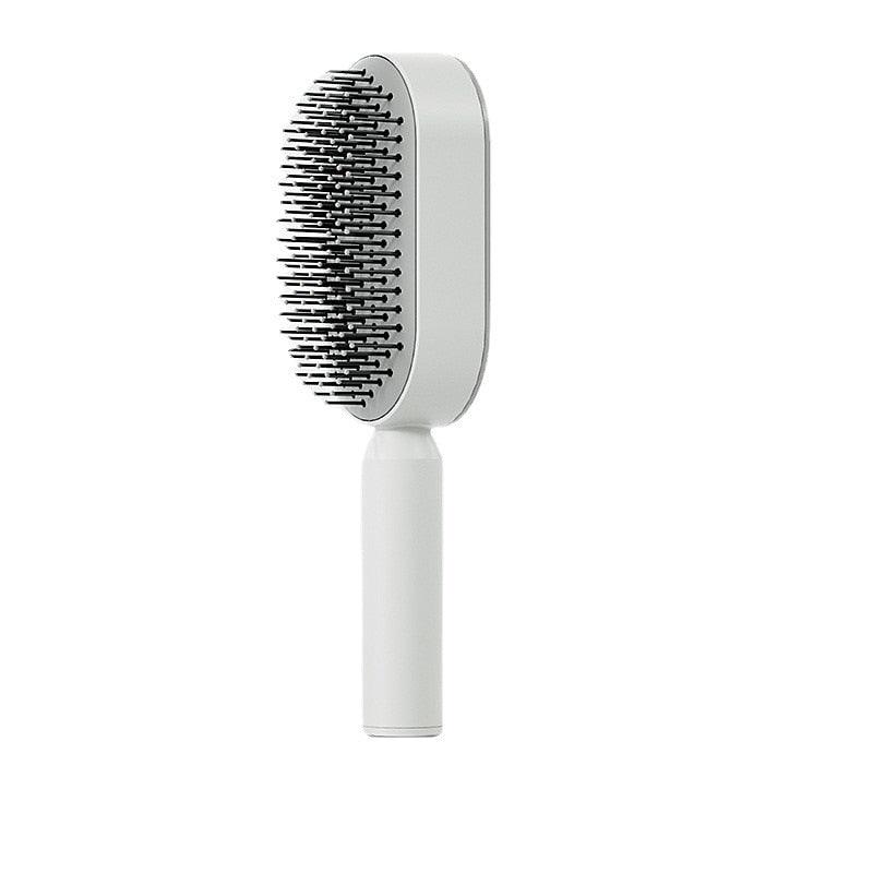 Self Cleaning Anti-Static Hair Brush - NYLAH'SGLAM