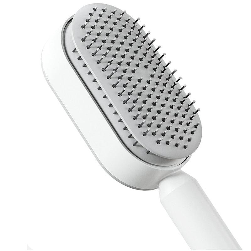 Self Cleaning Anti-Static Hair Brush - NYLAH'SGLAM