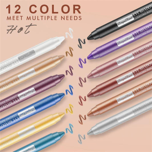 12 Colors Eyeshadow Pencil Set - NYLAH'SGLAM