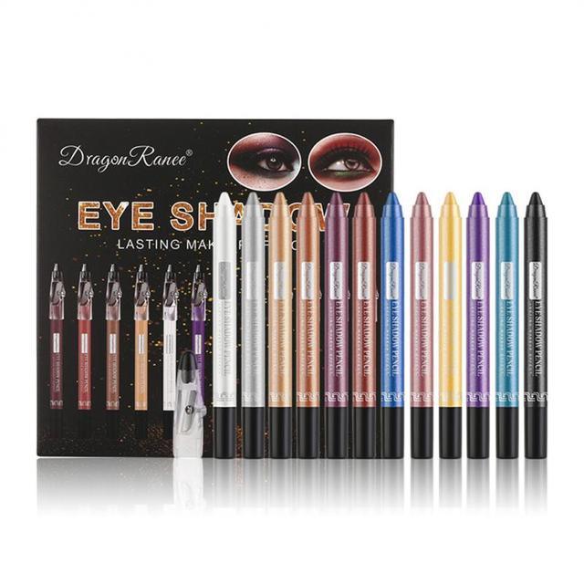 12 Colors Eyeshadow Pencil Set - NYLAH'SGLAM