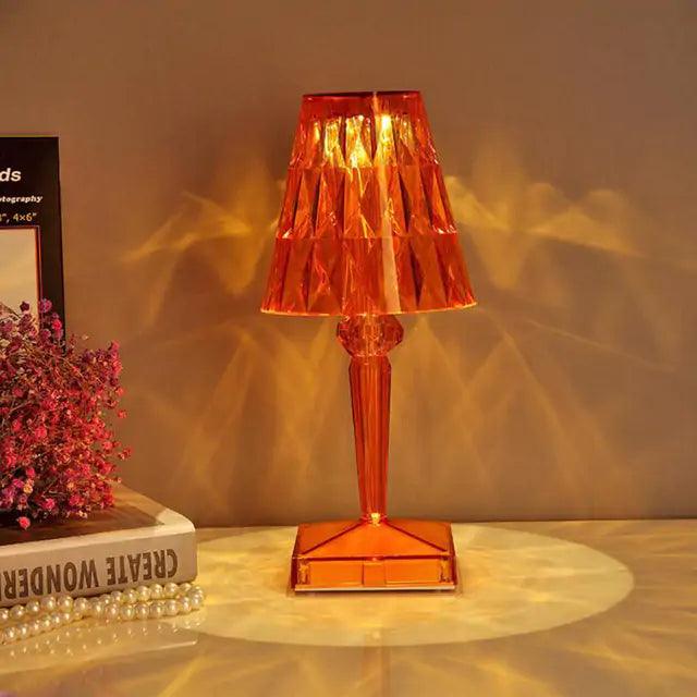 Diamond Table Lamp: USB Touch Sensor LED Night Light - NYLAH'SGLAM