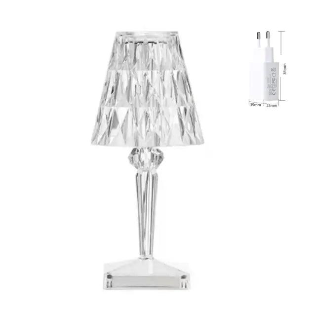 Diamond Table Lamp: USB Touch Sensor LED Night Light - NYLAH'SGLAM