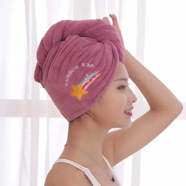 Microfiber Shower Cap Towel For Women - NYLAH'SGLAM