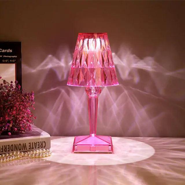 Diamond Table Lamp: USB Touch Sensor LED Night Light - NYLAH'SGLAM